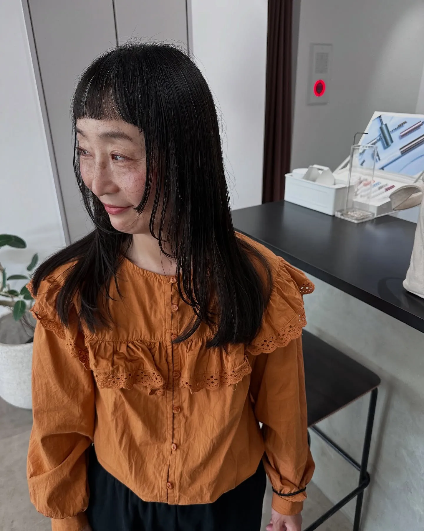 前髪とレイヤーのバランスが良い